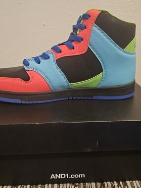 AND1 Slam Mid TPR basketball sneakers Size 8.5